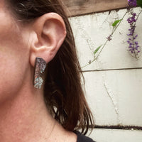 Native Copper in Chrysocolla Earrings